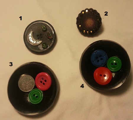 Broches con botones